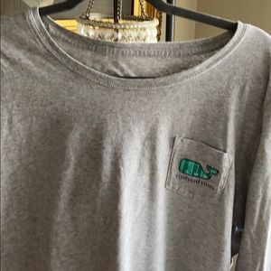 Women’s vineyard vine football T-shirt